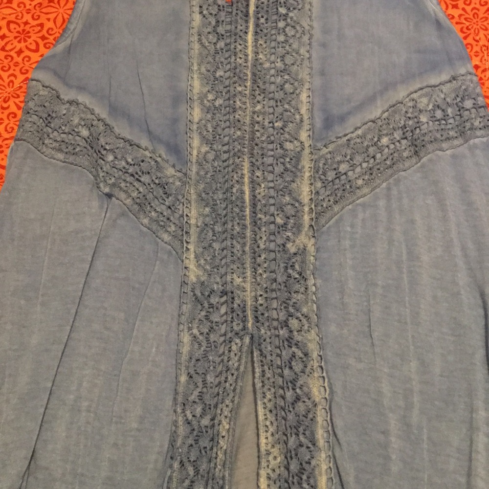 One World Blue Tank Top - Picture 3 of 4